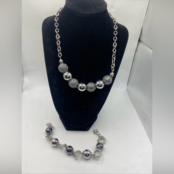 Simona Collini Italy Necklace and Bracelet Set - Picture 2 of 6